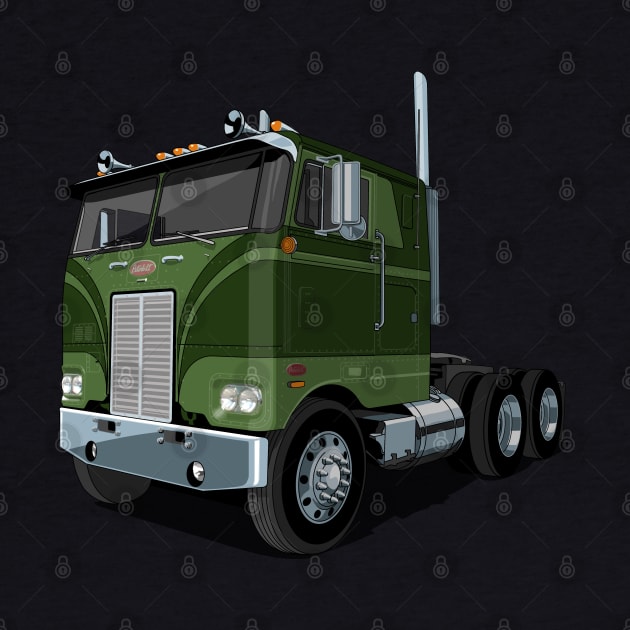 Peterbilt 352 Cabover Truck by candcretro